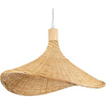 GloboStar Cuba Vintage �������� ��������� ������ �������� 1 x E27 ���� ������ Bamboo �43 x Y30cm - (01717)