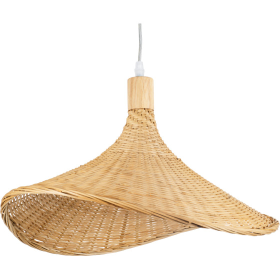 GloboStar Cuba Vintage �������� ��������� ������ �������� 1 x E27 ���� ������ Bamboo �43 x Y30cm - (01717)