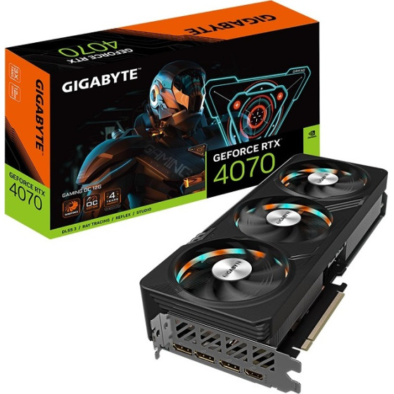 Gigabyte Vga GV-N4070GAming OC-12GD, 12GB, GDDR6X - (N4070GAMINGOC12GDG10)