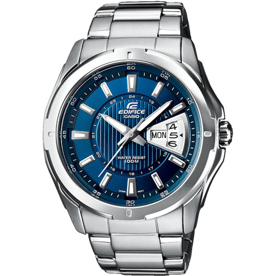 Casio Edifice Battery Watch With Metal Bracelet Silver - (EF-129D-2AVEF)