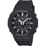 Casio G-Shock Battery Watch Rubber Strap Black - (GA-2100-1AER)