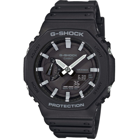 Casio G-Shock Battery Watch Rubber Strap Black - (GA-2100-1AER)