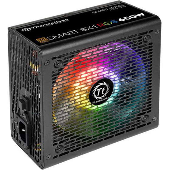 Thermaltake ����������� Pc Smart BX1 Rgb 650W, 80 Plus Bronze Active Pfc - (PS-SPR-0650NHSABE-1)