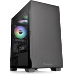 Thermaltake Pc Case Micro Tower S100 TG, 411x220x441mm, 1x fan, ����� - (CA-1Q9-00S1WN-00)