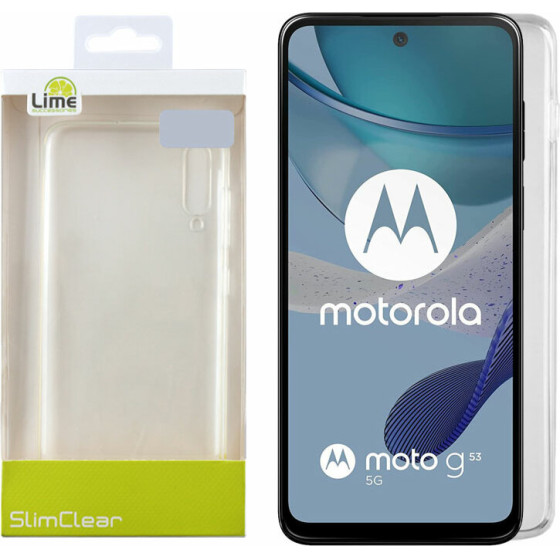 Lime ���� Motorola G53 6.5'' Slimclear Tpu Camera Guard �������