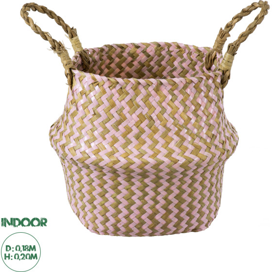 GloboStar Artificial Garden Leros ������������ ������ ������ - ����� ������� - Flower Pot ��� �� ���� �18cm x �20cm - (20341)