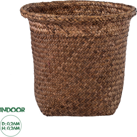 GloboStar Artificial Garden Skiathos ������������ ������ ������ - ����� ������� - Flower Pot ���� �26cm x �26cm - (20346)