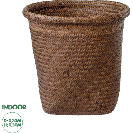 GloboStar Artificial Garden Skiathos ������������ ������ ������ - ����� ������� - Flower Pot ���� �30cm x �30cm - (20347)