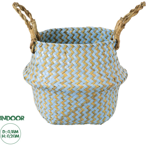 GloboStar Artificial Garden Skyros ������������ ������ ������ - ����� ������� - Flower Pot ���� �� ���� �18cm x �20cm - (20340)