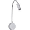 GloboStar Goose �������� ��������� ������ - ������ ����������� Bed Side Led 3W 300lm 36� Ac 220-240V - Reading Light - �6.5 x �15 x �24.5cm - ������ ����� 4500K - ����� ����� - (60879)