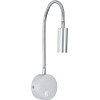 GloboStar Goose �������� ��������� ������ - ������ ����������� Bed Side Led 3W 300lm 36� Ac 220-240V - Reading Light - �6.5 x �15 x �24.5cm - ������ ����� 4500K - ����� ����� - (60879)