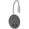 GloboStar Goose �������� ��������� ������ - ������ ����������� Bed Side Led 6W 600lm 36� & 360� Ac 220-240V - Reading Light & 360� ������ �������� - ��������� Usb 3A - �15.5 x �15 x �30.5cm - ������ ����� 4500K - ���� ������� - (60882)