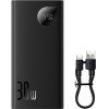 Baseus Adaman2 Digital Display Power Bank 10000mAh 30W �� 2 ����� USB-A ��� ���� USB-C Power Delivery ����� - (PPAD040101)