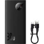 Baseus Adaman2 Digital Display Power Bank 10000mAh 30W �� 2 ����� USB-A ��� ���� USB-C Power Delivery ����� - (PPAD040101)