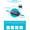 Sunshine Usb Tester �������� V/A/Time/Mah - (SS-302A)