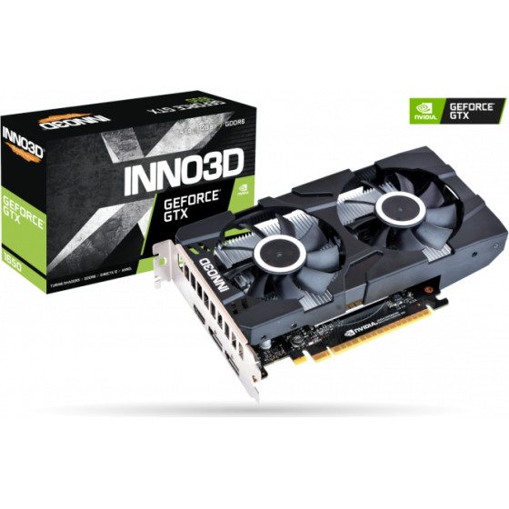 Inno3D GTX1650/TWINX2/OC V2 , 4GB - (N16502-04D6X-1702VA30)