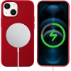 Idol 1991 ���� Iphone 14 Plus 6.7'' Velvet Magsafe Tpu Camera Guard RED - (5205308332395)