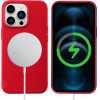 Idol 1991 ���� Iphone 14 Pro 6.1'' Velvet Magsafe Tpu Camera Guard RED - (5205308332364)