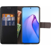 Volte-Tel ���� Oppo RENO8 5G CPH2359 6.4'' Allure Magnet Book Stand Clip BLACK - (5205308333552)