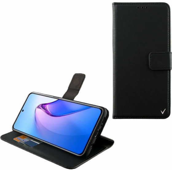 Volte-Tel ���� Oppo RENO8 5G CPH2359 6.4'' Allure Magnet Book Stand Clip BLACK - (5205308333552)
