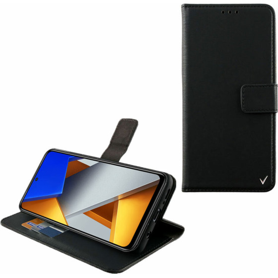 Volte-Tel ���� Xiaomi Poco M4 Pro 4G 6.43'' Allure Magnet Book Stand Clip BLACK - (5205308333774)