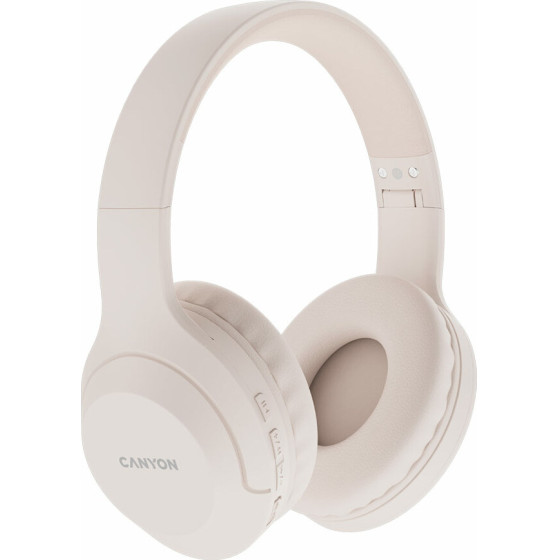 Canyon Wireless headphones, BT5.1, Beige - (CNS-CBTHS3BE)