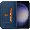 Idol 1991 ���� Samsung S23 Ultra 5G S918 6.8'' Elite ANTI-Rfid Book Stand BLUE - (5205308333880)