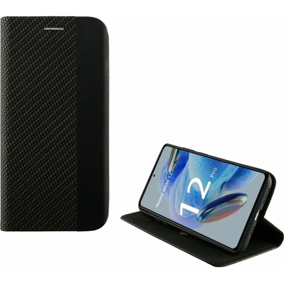 Idol 1991 ���� Xiaomi Redmi Note 12 Pro 5G 6.67'' Elite ANTI-Rfid Book Stand BLACK - (5205308333941)