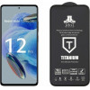 Idol 1991 Tempered Glass Xiaomi Redmi Note 12 Pro 5G 6.67'' 9H 0.25mm Titanium Semi Curved Full Glue BLACK - (5205308335051)