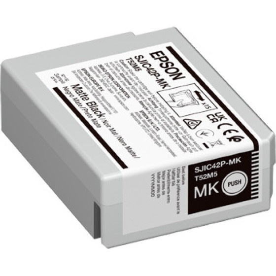 SJIC42P-Bk Ink Colorworks C4000e Mb - (C13T52M540)