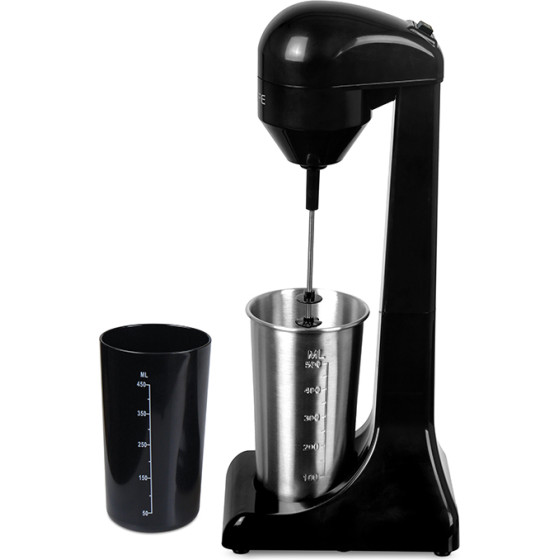 Life Myfrappe Inox Push 100W Drink Mixer With Push BUTTON, Black COLOR
