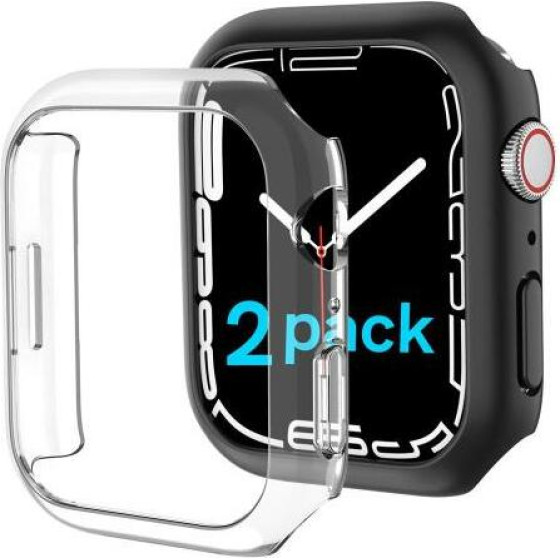 Ahastyle ���� PC Apple Watch 7 41mm ��� ������� & ����� (2 ���.) - (WG59)