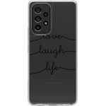 iNOS ���� TPU Samsung A536B Galaxy A53 5G Art Theme Love-Laugh-Life - (5205598157234)