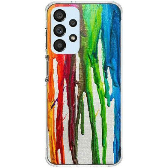iNOS ���� TPU Samsung A536B Galaxy A53 5G Art Theme Vertical Watercolor - (5205598158194)