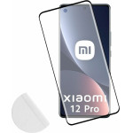 Idol 1991 Tempered Glass Xiaomi 12 Pro 6.73'' 9H 0.30mm 3D Full Glue Semi Curved Finger Unlock Black + Squeezy CARD - (5205308335808)