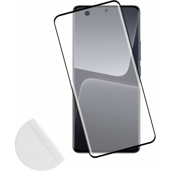 Idol 1991 Tempered Glass Xiaomi 13 Lite 5G 6.55'' 9H 0.30mm 3D Full Glue Semi Curved Finger Unlock Black + Squeezy CARD - (5205308335815)