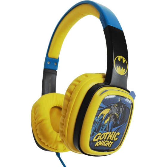 Lazerbuilt Batman Flip 'N Switch 2.0 Headphones - (HBM-FS2-BLKBLU)