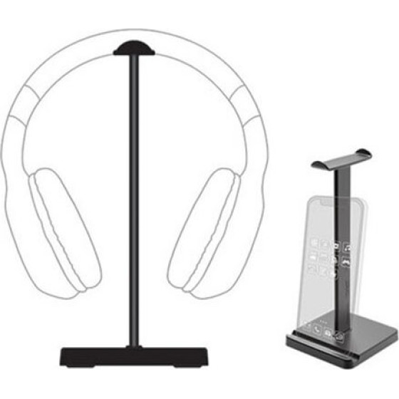 Armaggeddon Gaming Headphone Stand Black - (HPX-100B)