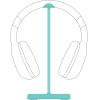 Armaggeddon Gaming Headphone Stand Mint - (HPX-100M)