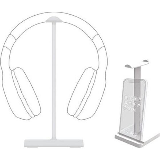 Armaggeddon Gaming Headphone Stand White - (HPX-100W)