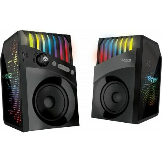 Armaggeddon Lumo 2 Rgb Bluetooth 5.3 Low Latency Stereo Speaker 20 Watts - (LUMO2RGB)
