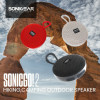 Sonic Gear Sonicgo 2 Bluetooth 5.3 Portable Speaker With Mic Fm Radio Usb Playback Red - (SONICGO2-RD)