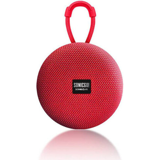 Sonic Gear Sonicgo 2 Bluetooth 5.3 Portable Speaker With Mic Fm Radio Usb Playback Red - (SONICGO2-RD)