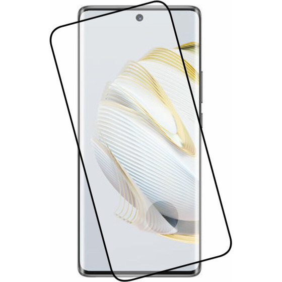 Idol 1991 Tempered Glass Huawei Nova 10 6.67'' 9H 0.25mm 3D Edge Glue Semi Curved Finger Unlock BLACK - (5205308335860)