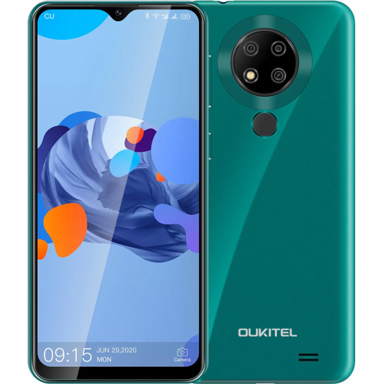 Oukitel Smartphone C19 Pro, 6.49'', 4/64GB Android 10 Go Edition, ������� - (C19PRO-GN)