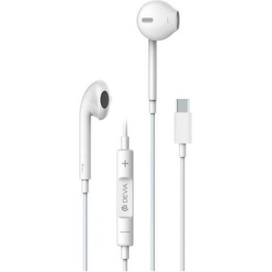 Devia Hands Free Stereo Earpods EM048 Usb C �� ����������� & ��������� Smart ����� - (6938595359354)