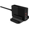 Devia Multi Port Desktop ��������� ������� �������� �� ������ ����� 4 x Usb A & 2 x Usb C Pd 75W Extreme Speed ����� - (6938595359446)