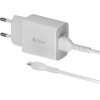Devia ��������� �������� RLC-526 12W �� ����� ����� Usb A & ������� Lightning EC406 1m Smart ����� - (6938595361395)