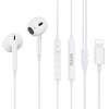 Yison Earphones �� ��������� X7, Lightning, 1.2m, ����� - (X7-LWH)