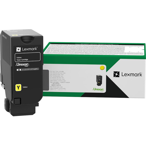 Lexmark 16.2K Pages High Yield Yellow Toner (CS735) - (81C2XY0)